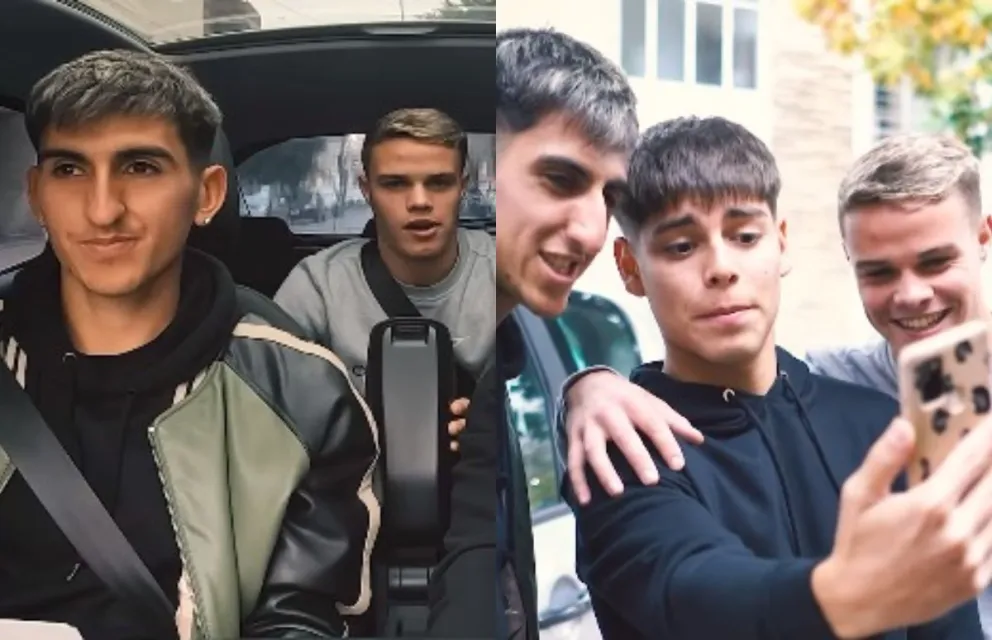 Nacho y Pupi estuvieron cercanos a los hinchas de Gimnasia por un especial motivo