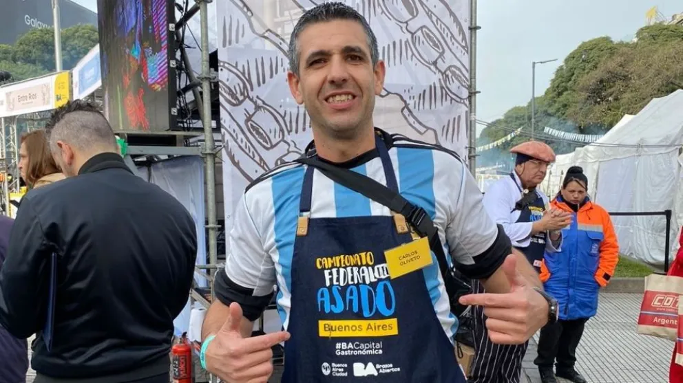 Un azuleño obtuvo el tercer puesto en el Campeonato Federal del Asado