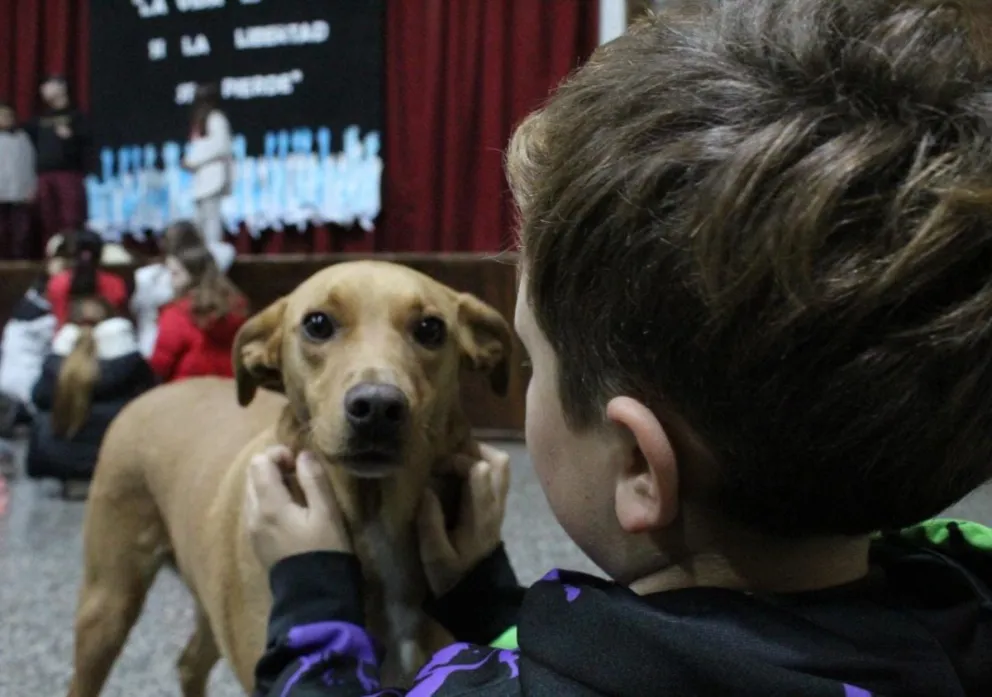 Dieron charlas sobre tenencia responsable de animales en dos escuelas